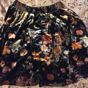Urban Outfitters velvet skirt