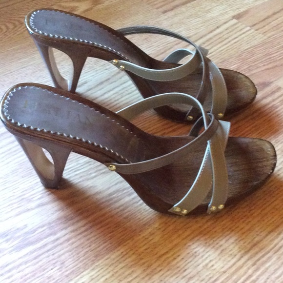 Very Unique Wooden Shoes from Italy