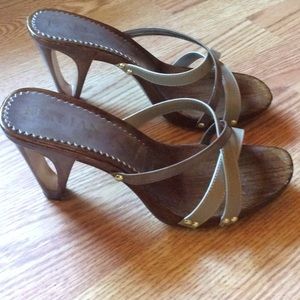 Very Unique Wooden Shoes from Italy