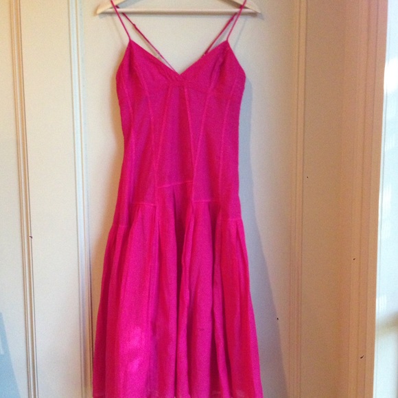 Armani Exchange Raspberry Summer Dress