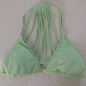 Mint green bikini top