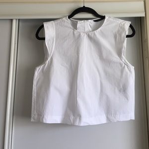 Zara Trafaluc white blouse