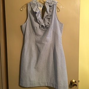 NWT Just  Madras seersucker dress