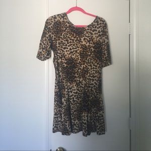 Cheetah Print Body Central mini dress/tunic