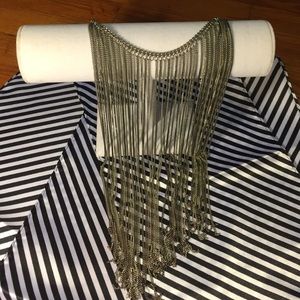 Gun Metal Statement Necklace