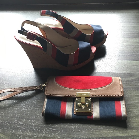 Nine West shoes and clutch