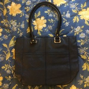 Navy Tignanello Handbag