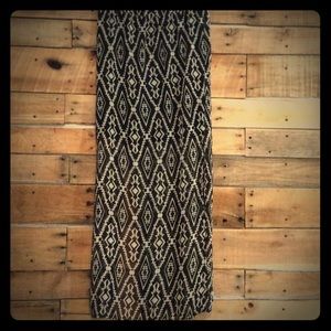 Aztec Print Maxi Skirt