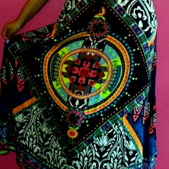 ?? Highwaist Bohemian Maxi Skirt  ??