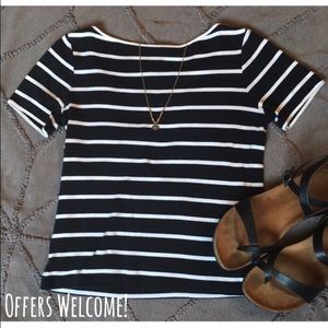 🖤HOST PICK!🖤Ralph Lauren Striped Crop Top