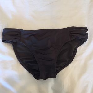 NEVER WORN Ahleta Taupe ruched bikini bottom