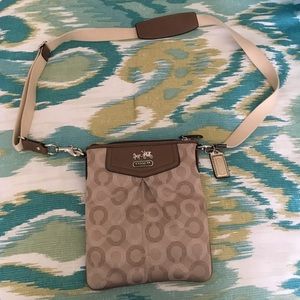 Coach Tan Swingpack Crossbody Bag