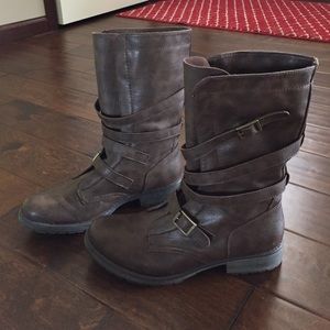 Madden Girl Raszcal Combat Boots