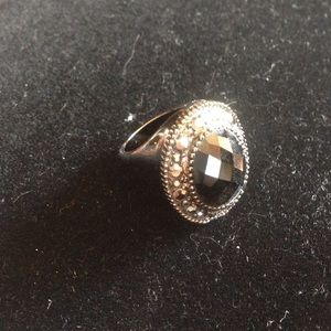 "Black Tie" Premier Designs ring size 7