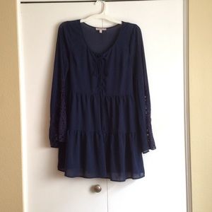 Blu Pepper Navy Dress