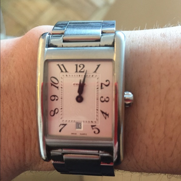 Coach stainless steel watch