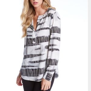 Black & White long sleeve top by Fifteen Twenty