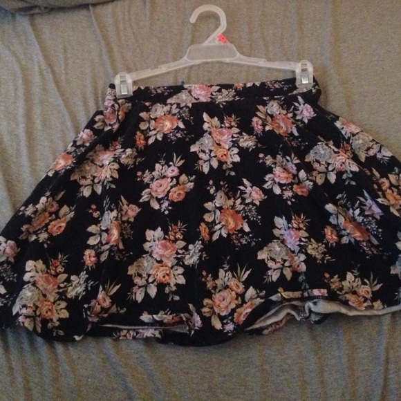 Floral skater skirt