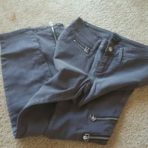 Dark wash skinny