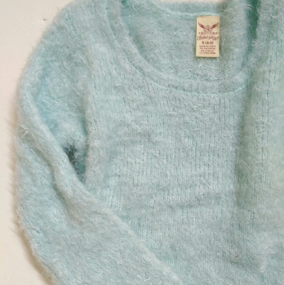 Mint Fuzzy Sweater - Picture 4 of 4