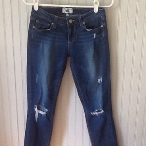 Distressed Paige jeans