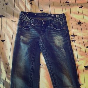 Miss Me jeans. Size 25, long, bootcut.