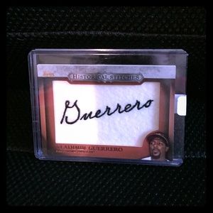 Historical stitches card Vladimir Guerrero