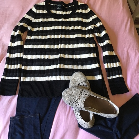 Black and White Sweater
