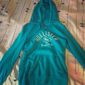 Hollister bright blue hoodie
