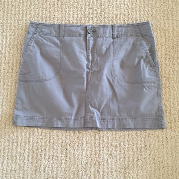 Grey Mini Skirt