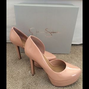 Soft Pink Jessica Simpson Heels NEVER WORN