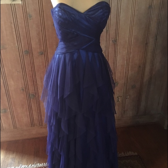 Navy/blue prom dress - Picture 1 of 3