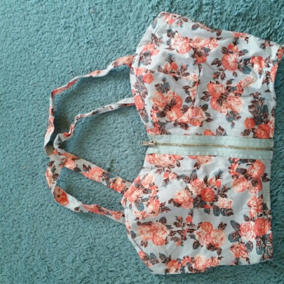 Floral crop top