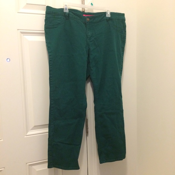 Pure Energy Teal Skinny Jeans 22