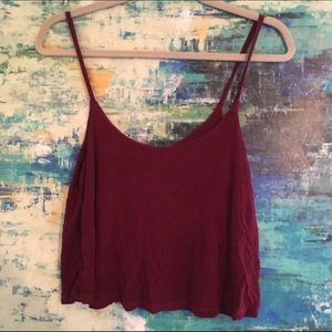 Brandy Melville Small Red Crop Top