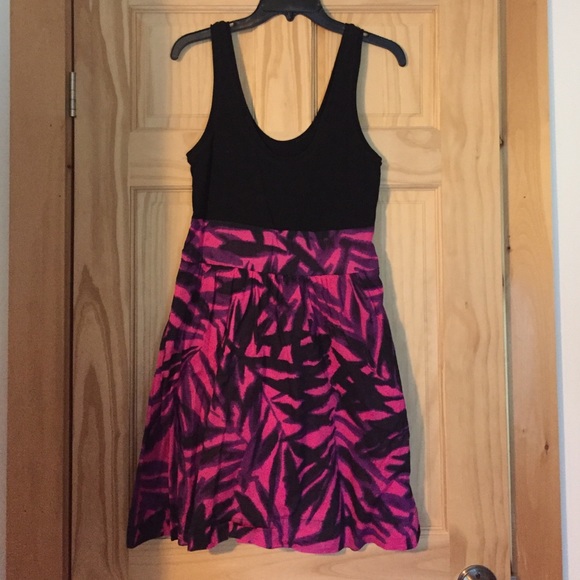 Pink Zebra Stripe Dress