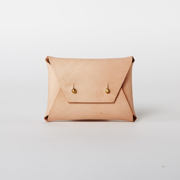 Handbags - Natural Leather Envelope Wallet