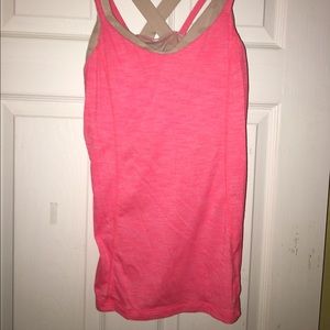 Lululemon top with built in sports bra