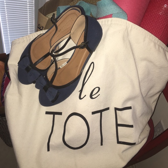 🔵Navy pointed flats