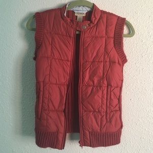 Medium Fossil knit puffer vest