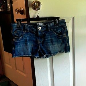 Denim shorts
