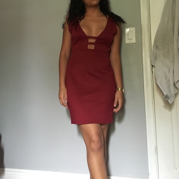 red dress