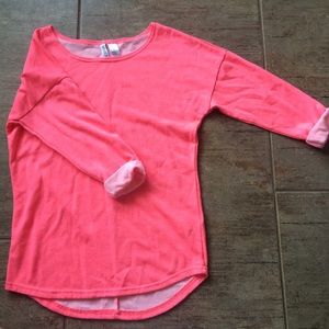H&M pink-orange top