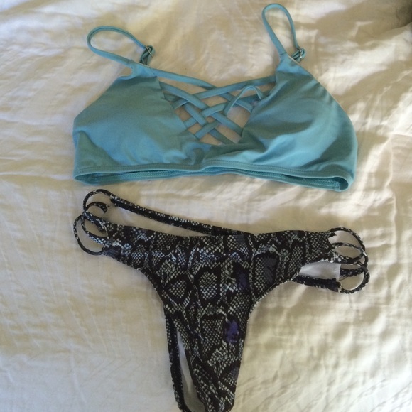 Blue Bikini Set