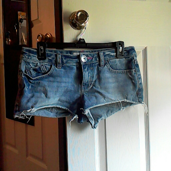 Denim shorts