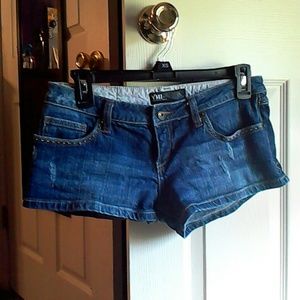 Denim shorts