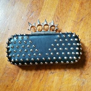 Punk rock glam 80s clutch