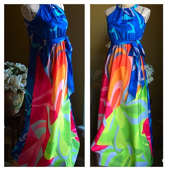 Maxi Boho Dress 1SM left - Picture 3 of 4