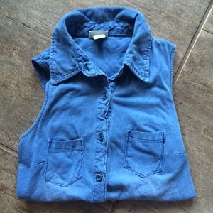 Denim tank top
