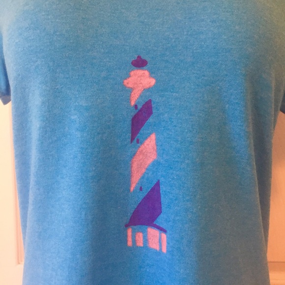 BLUE LIGHTHOUSE T. Painted Kalley-Rose. - Picture 4 of 4